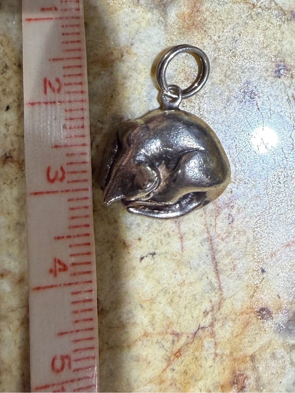 925 STERLING SILVER JEZ/JEZLAINE SLEEPING KITTY CAT, FELINE KITTEN VINTAGE CHARM - Picture 11 of 11